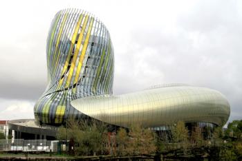 Exterior of La Cité du Vin. Photos by Stephen Addison